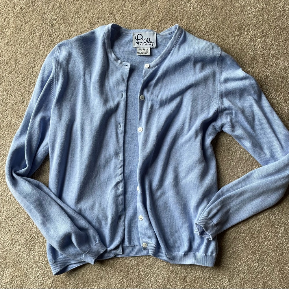 Vintage Lilly Pulitzer button front cardigan sweater